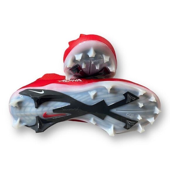 Nike Alpha Menace Elite 3 Football Cleats University Red CT6648-616 Mens size 10 - Picture 8 of 12